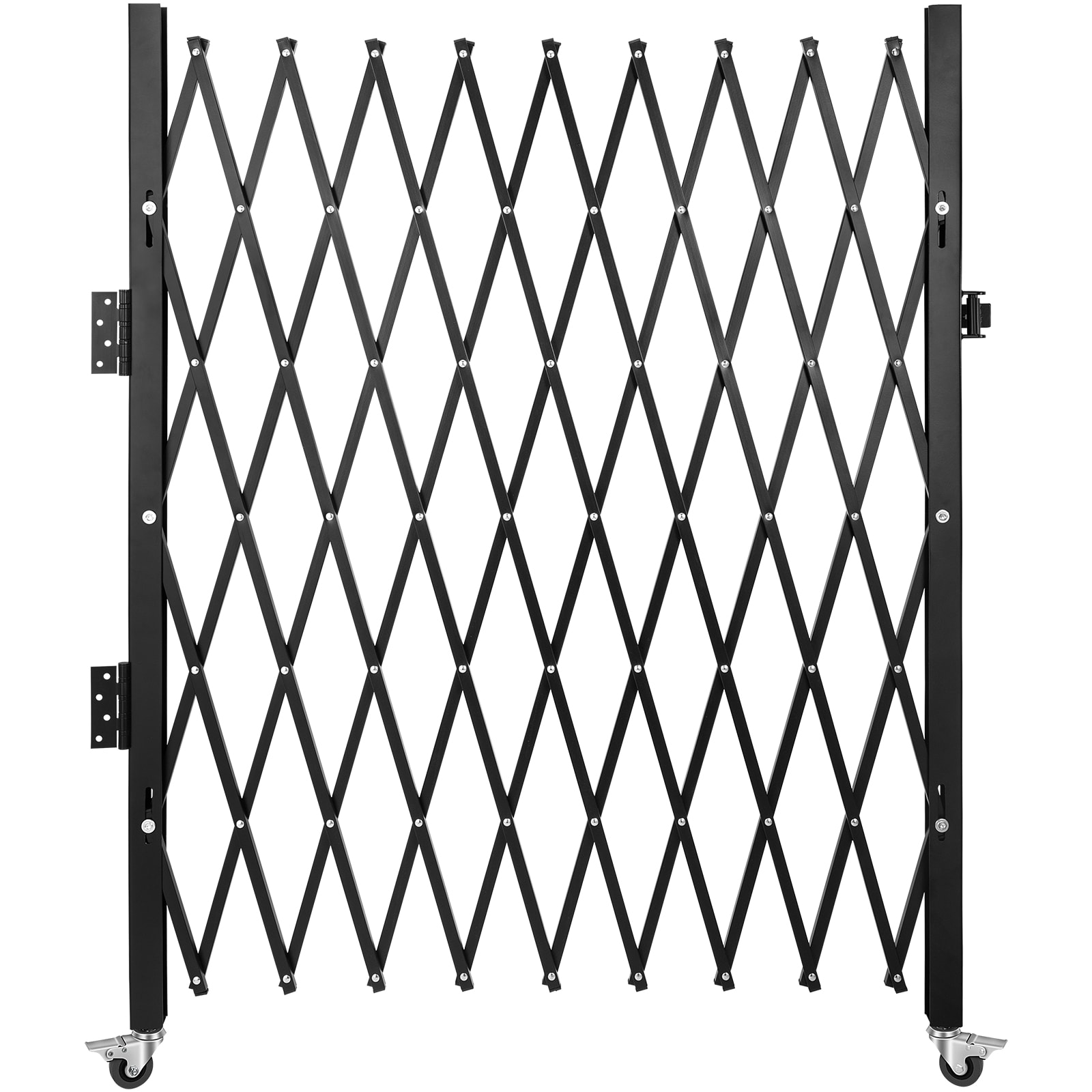 Folding Security Gate - Flexible Steel Scissor Door For Entryway_voghion.com